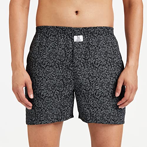 Image of Longies Men's Cotton Printed Regular Boxer Shorts