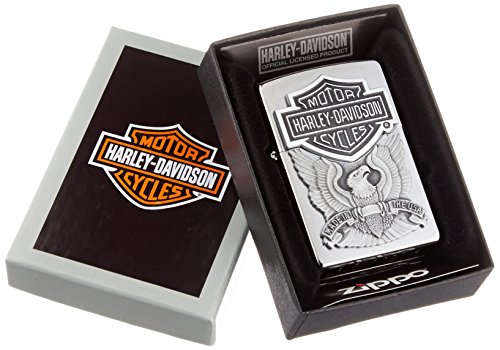 Zippo 60000088 Harley Davidson Metal Feuerzeug, Messing – Bild 3