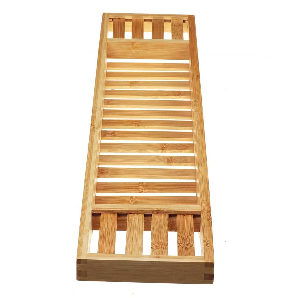 JKJZSALJ 70Cm Bathtub Rack Shelf Caddy - Adjustable Storage Tray For Towels Books & Accessories - Bathroom For Relaxation & Convenience