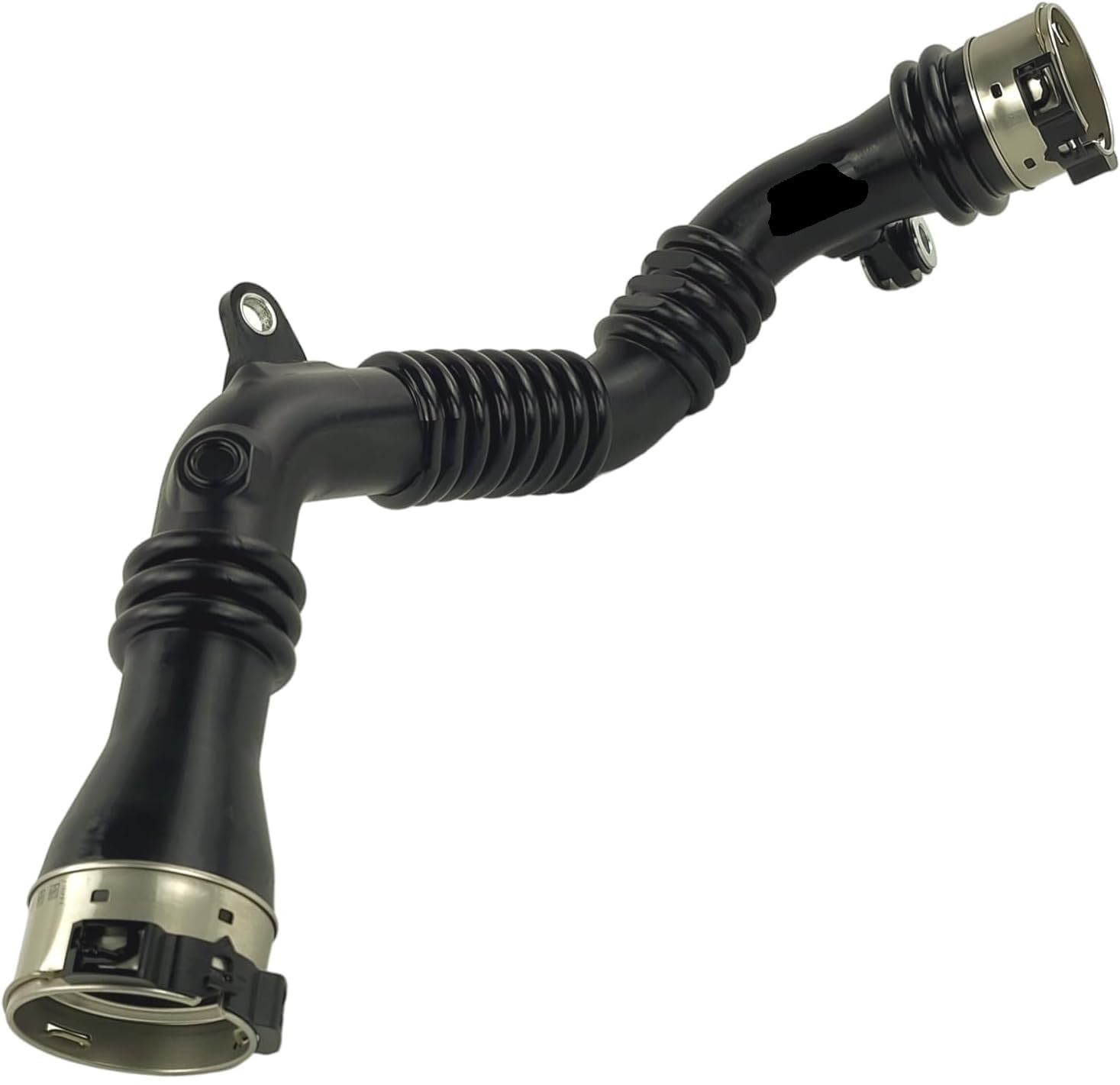 Manguito Compatible con Renault Fluence Grand Scenic/Megane/Scenic III 1.6 dCi (2011-) Tubo Manguito para Intercooler Aire Turbo 144603264R Negro