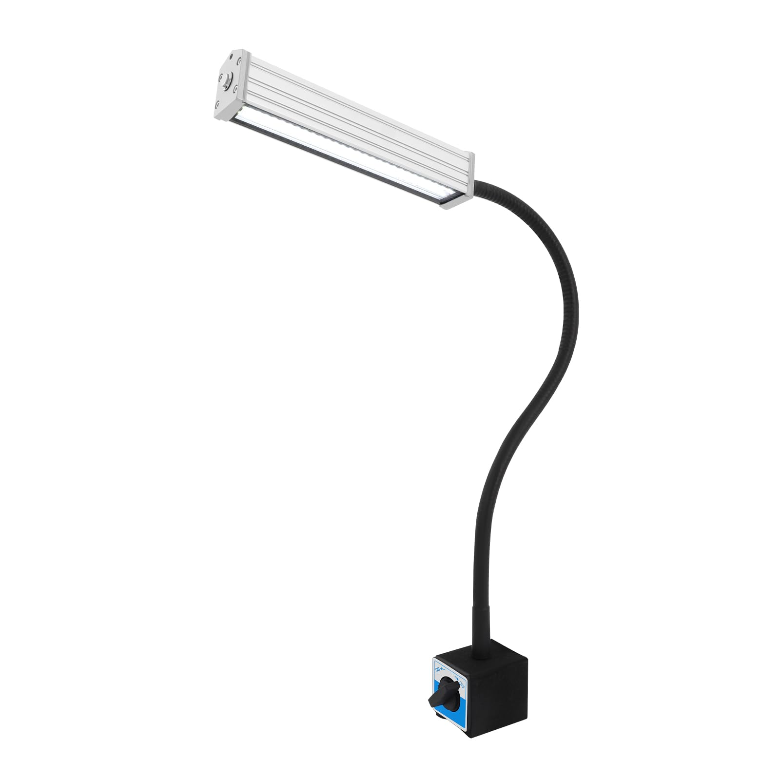 Cnc Maschinenlampe 10w Flexibles Schwanenhals LäNge : 50cm 360° WillküRliches Biegen Mit Magnetfuß Arbeitsleuchte FüR Industrielle Beleuchtung