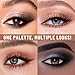 UCANBE 12 Color Eyeshadow Makeup Palette, Neutral Matte Shimmer Nude Eye Shadow Make Up Pallet with Double-ended Brush Set Kit, Highly Pigmented Long Lasting Waterproof