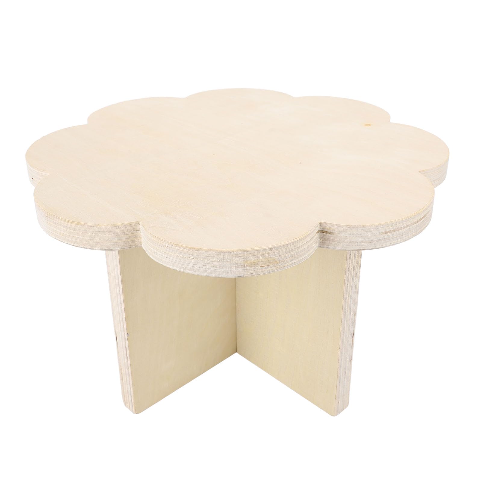 Rengue Tavolo Pieghevole a Forma di Fiore in Legno Massello Tavolo da Picnic da Campeggio Compatto e Robusto Dal Design Carino con Facile Installazione per attività All'aperto