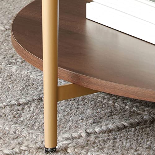 Doppelschichtiger Couchtisch, Beistelltisch, Möbel, schlicht, leicht, luxuriös, Glas, Schreibtisch, Wohnzimmer, Schlafzimmer, Büro, Mitteltisch, Beistelltisch – Bild 7