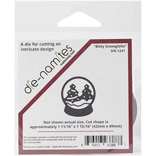 Die-Namites Die Bitty-Snow Globe, 1,6875 X1.9375