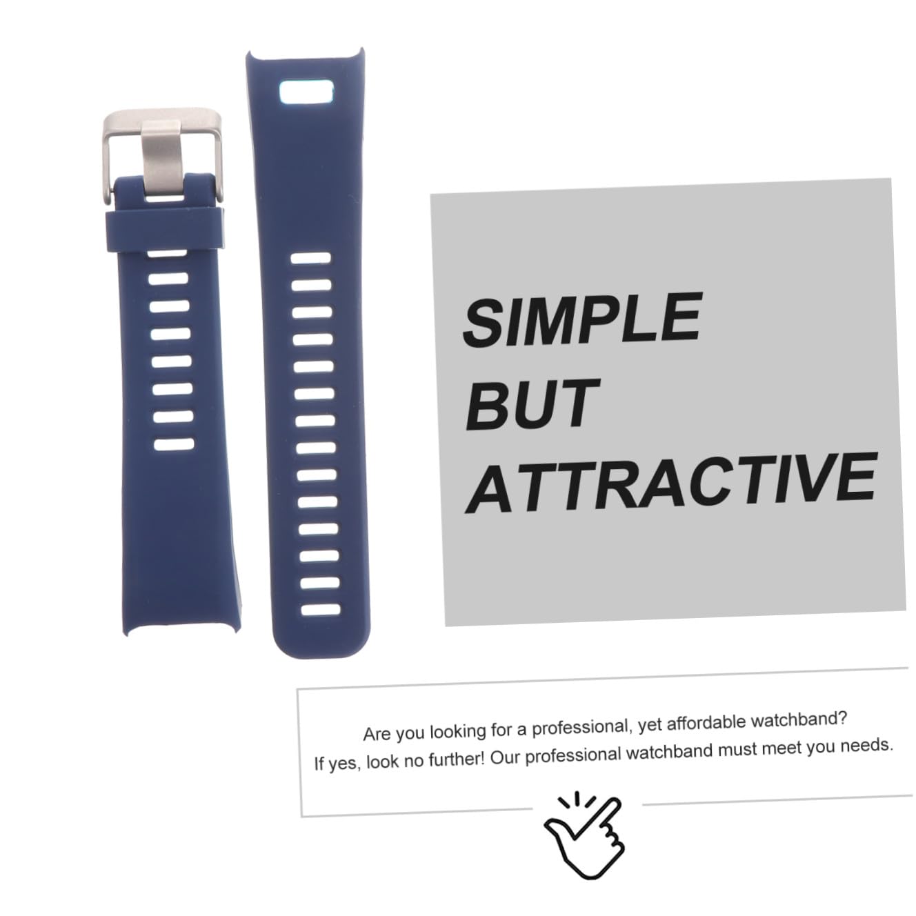 Gadpiparty Silikon Armband für Fitness Tracker HR Ersatzband mit Schnellverschluss Hautfreundlich Abnehmbar für Herren und Damen