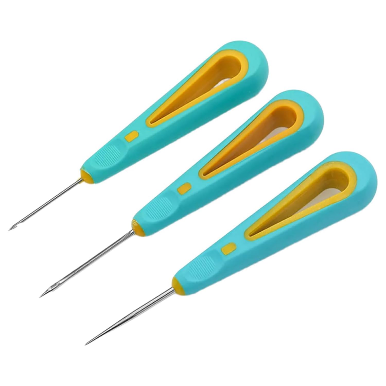 Store2508 Candle Punch Wicking Needle Set of 3 for Candle Making | Stainless Steel Wick Threading Tool | Ergonomic Rubber Handle | DIY Crafts Soap Wax Mould Tool-image-9