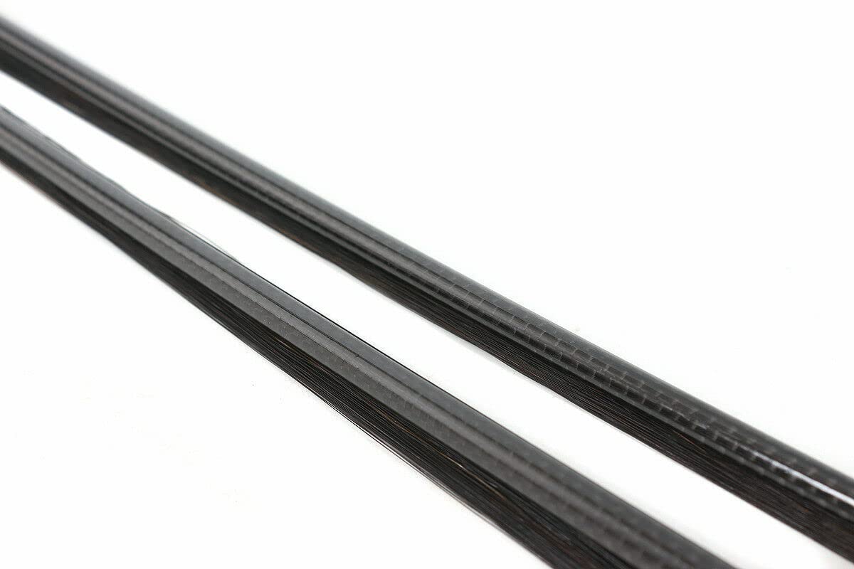 4/4 full size violino Arco Forte luce Fibra di Carbonio Stick Snakewood Rana Arco Naturale capelli bel modello intarsio