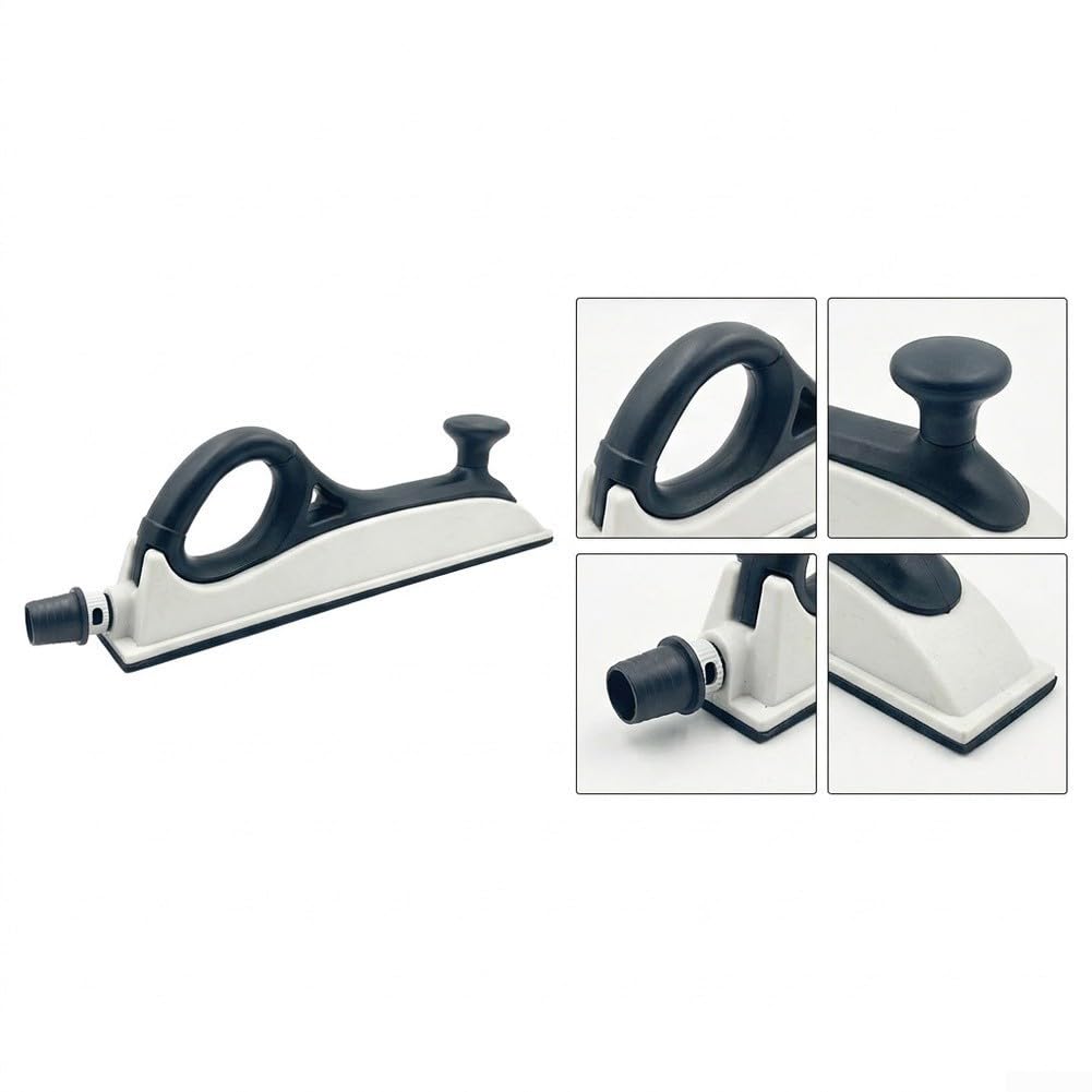 für profi Handschleifer mit Klemmvorrichtung für 93x230mm Streifen - Ergonomischer Schleifblock Staubfrei für holz Farbe(Sandpaper + Tube)