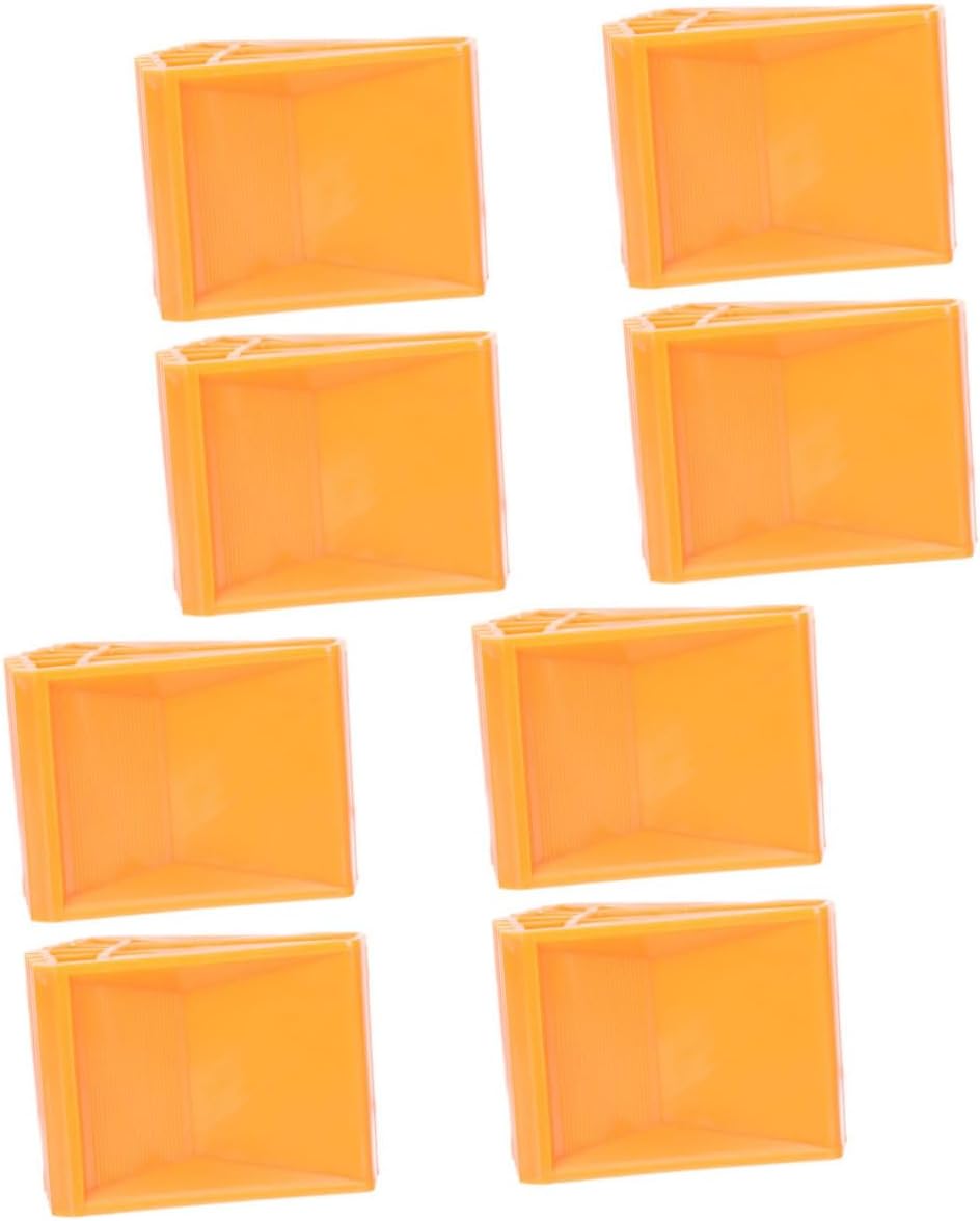 8pcs Skid Rubber Ladder Feet Pads Heavy Duty Floor Protection Mats for Home and Office Use Slip Resistant Durable Easy Installation Enhanced Stability for Safety