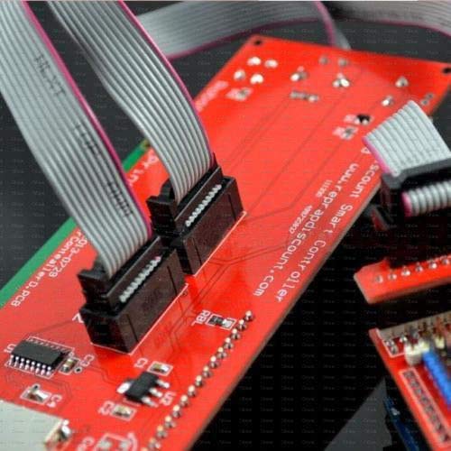 3D Printer Controller Kit Reprap, Ramps 1.4 + 2560 Board + 5Pcs A4988 Stepper Motor Driver With Heatsink + Lcd 12864 Graphic Smart Display 3D Printer Controller Kit #TOP5