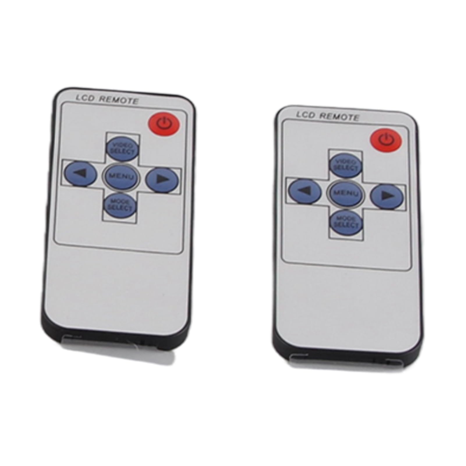 2 Piezas Universal 7 en HD Reposacabezas de Coche Reproductor de Vídeo LCD Control Inalámbrico Pantalla MP5 Marrón