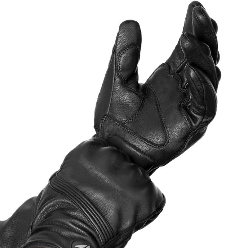 Gant Moto Gants de Moto d'hiver for Hommes et Femmes, intérieur Chaud, Coupe-Vent, écran Tactile