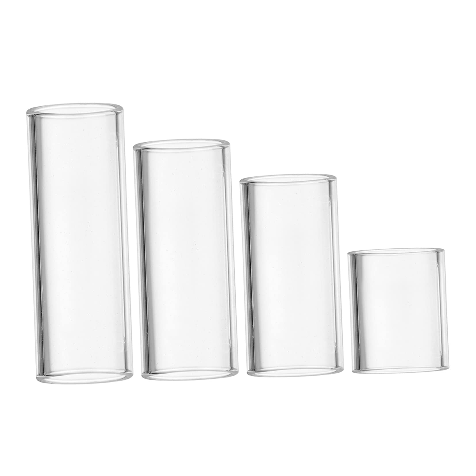 BESPORTBLE 1 Set Guitar Slide Transparent Finger Covers for Electric and Acoustic Guitars Durable and Lightweight for Adapting to Playing Styles Includes