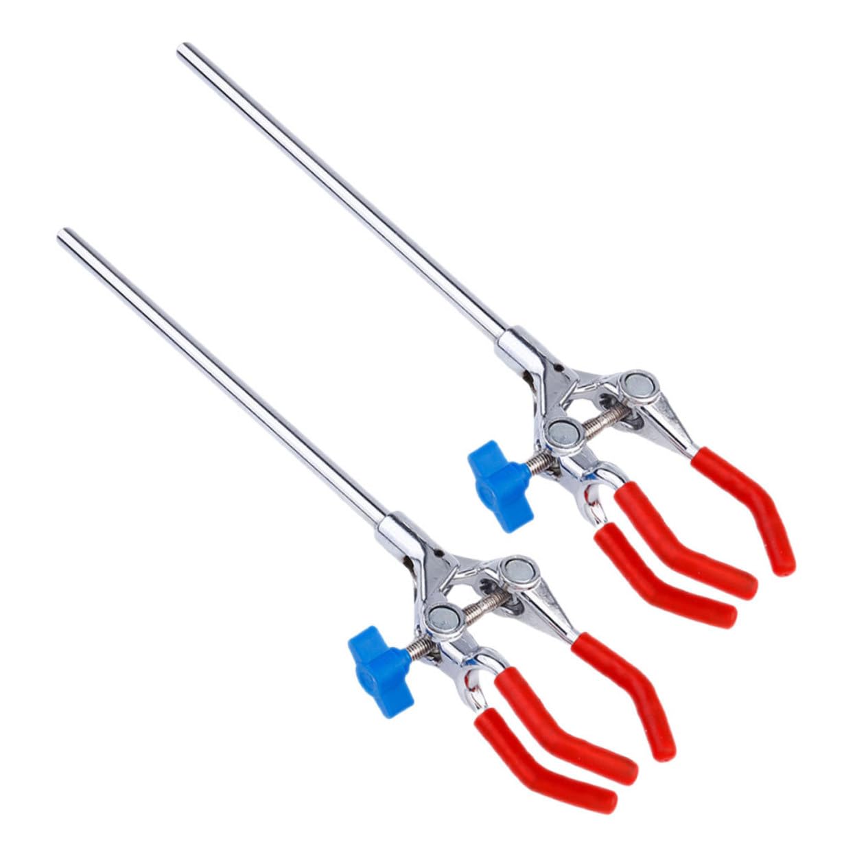 ULTECHNOVO 10pezzi Pinza Da Laboratorio Acciaio Inossidabile Con Artigli Regolabili Per Flaconi e Provetta Accessorio Per Esperimenti Scientifici