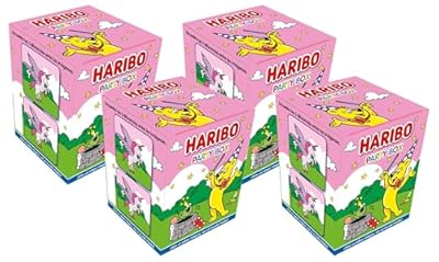 Haribo Party Box Surtido de golosinas  75g  Paquete de 4 