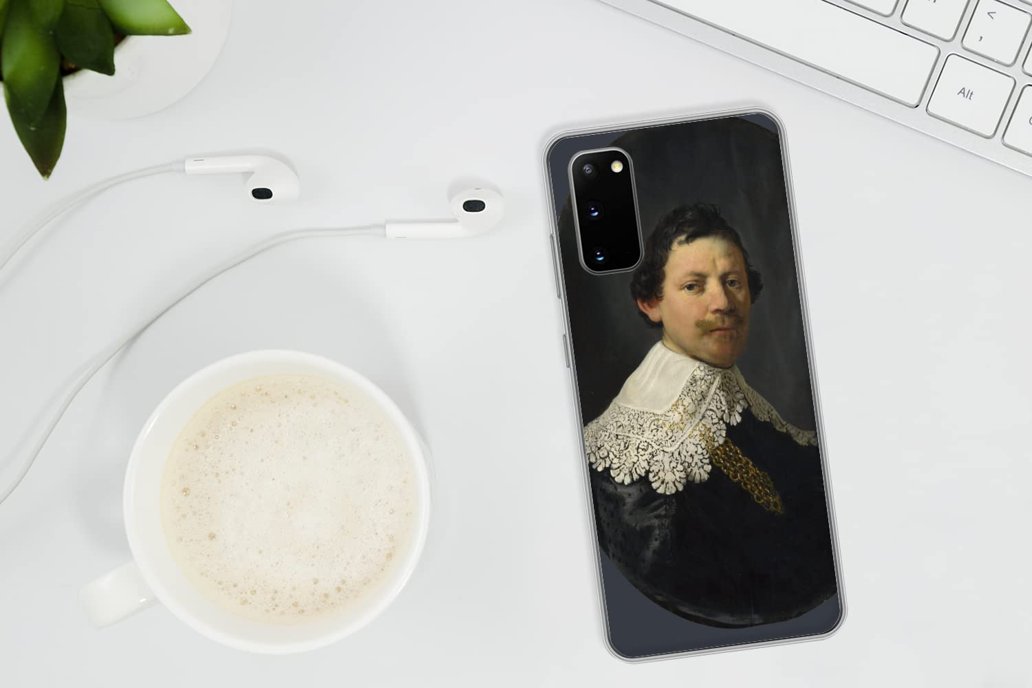Funda para Samsung Galaxy S20 - Retrato de Philips Lucasz - Rembrandt Van Rijn - Funda de Silicona/Funda Blanda para teléfono móvil