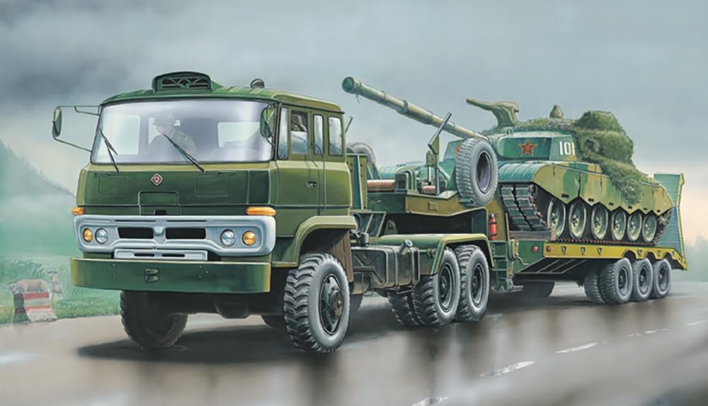 Amazon.com: Trumpeter 2 Model Kit Chinese 50 T Tank Transporter