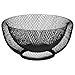 bremermann Frutero de diseño de red, cesta de alambre de doble pared redonda, diámetro aprox. 25,5 cm, color negro mate