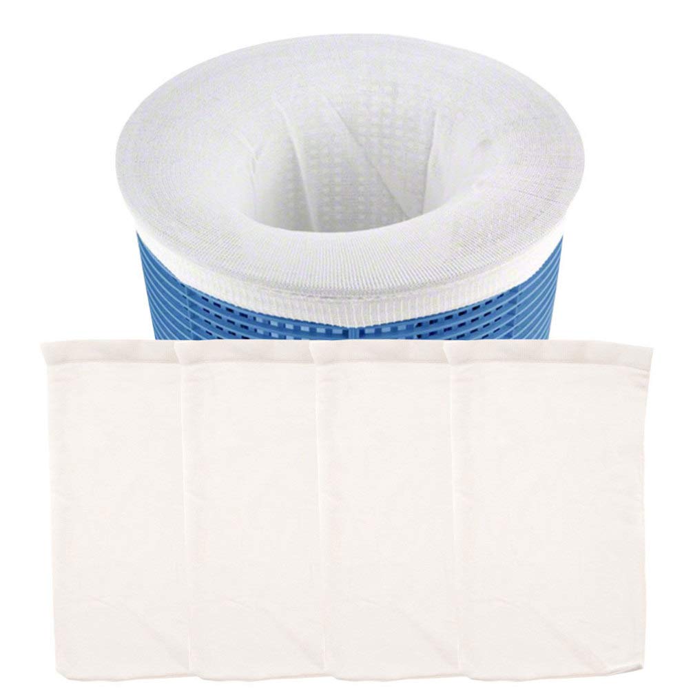 Happyyami Pool Filter Basket Set 16pcs Pool Filter Bags Socks Drain Cover Hair Trap