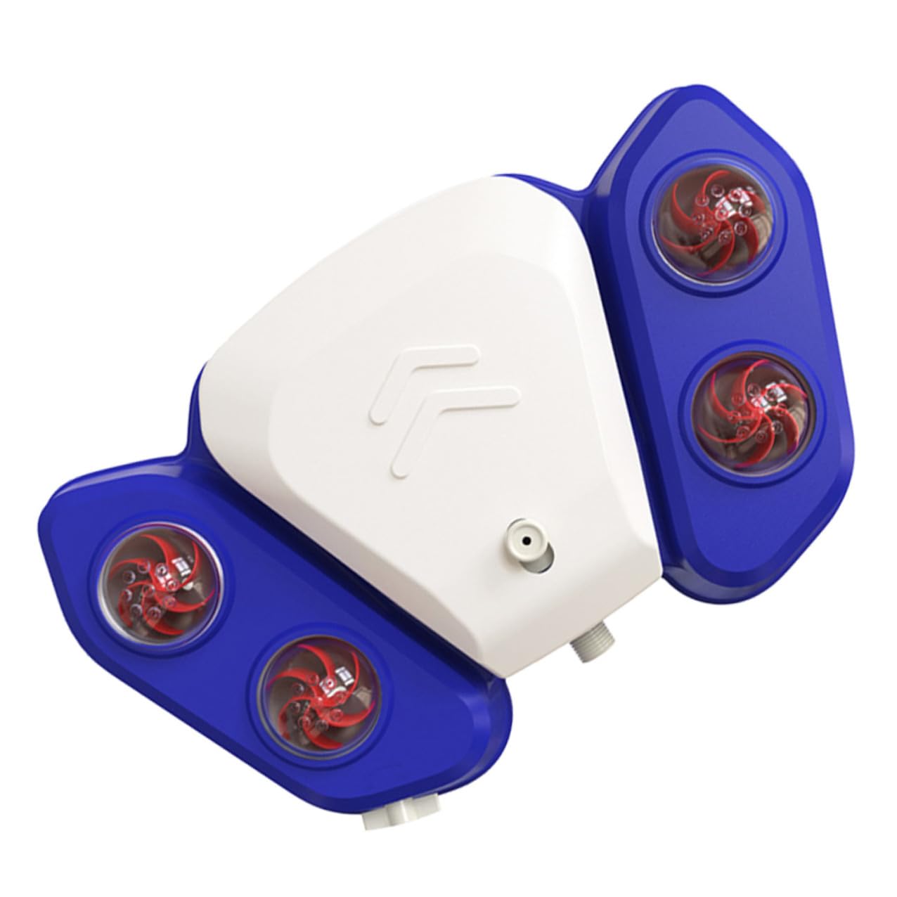 Jouet Arroseur pour Chien Multifonctionnel pour Jeu et Bain Bleue