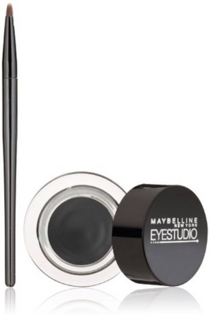 Maybelline New York Eye Studio Lasting Drama Gel Eyeliner Blackest Black 950 0 106 oz Pack of 6