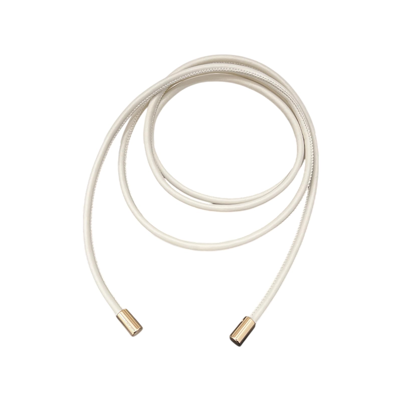 Maxtonser PU Leather Thin Waist Belt Long Chain Waistband Strap Tied Sash for Women with Classical Vintage Designing for Dresses