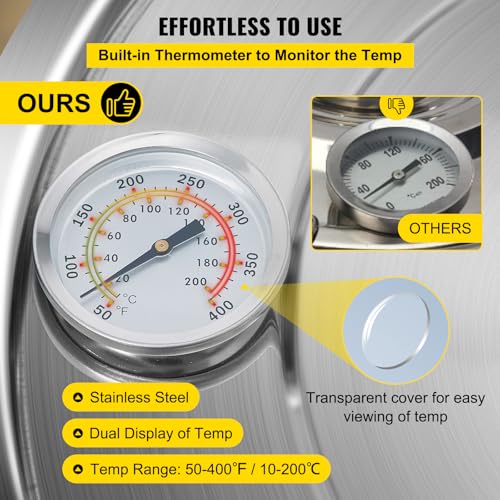 vevor alcohol still 3gal12l alcohol distiller stainless steel distillery kit for alcohol with copper tube home brewing kit build-in thermometer for diy whisky wine brandy