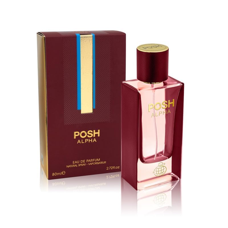 Fragrance World – Posh Alpha Edp 80ml Unisex perfume | Aromatic Signature Note Perfumes For Men & Women Exclusive I Luxury Niche Perfume Made in UAE