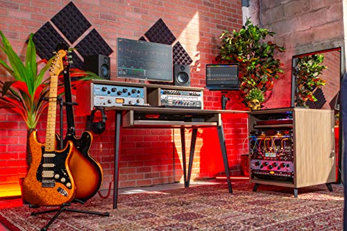 Gator Frameworks Elite Series 10U Studio Rack Desk With Slide-Out Tray And Rear Cable Passthrough; Dark Walnut Finish (Gfw-Elitedeskrk-Brn) , 21.2 In X 24 In X 30 In #TOP7