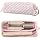 Quilted Hair Tool Travel Bag, Shark Flex Style Travel Case For Dyson Hair Dryer Airwrap Bag, Curling Iron Bags Quilted For Shark Dyson Revlon Organizer Accessories - Pink Floral