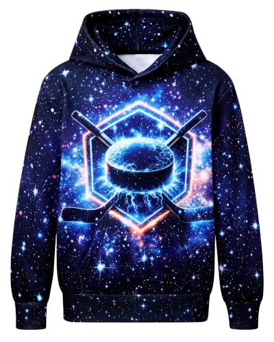 Image of Boys Girls Warm Fleece Hoodies Sweatshirt with Pockets Size 5-16 Years