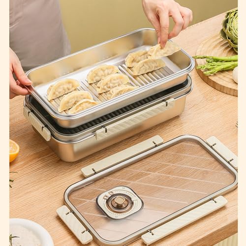 Panera de metal de 5800 ml para almacenar pan y dulces 7