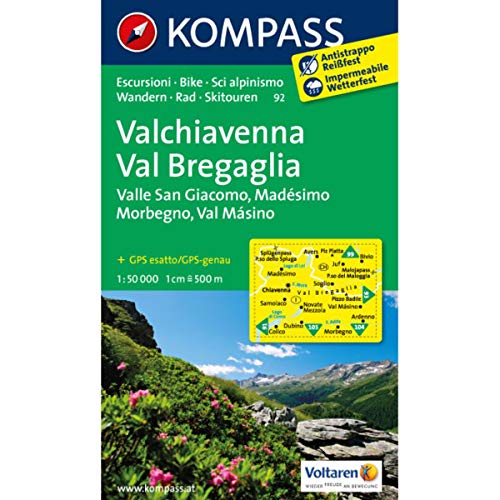 Carta escursionistica n. 92. Valchivenna, Val