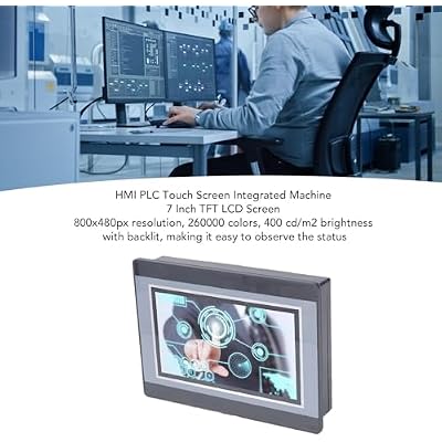 PLC HMI Touchscreen, Programmable Logic Controller, 2PT Temperature Measurement 3K High Speed Counting Controllers for Industrial Electrical