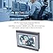 7in PLC HMI Touchscreen DC24V 5A Programmable Logic Controller with 2 Way K Thermocouple Temperature Measurement, 12in 8out PLC Touch Screen, 800x480px Resolution, ABS Material