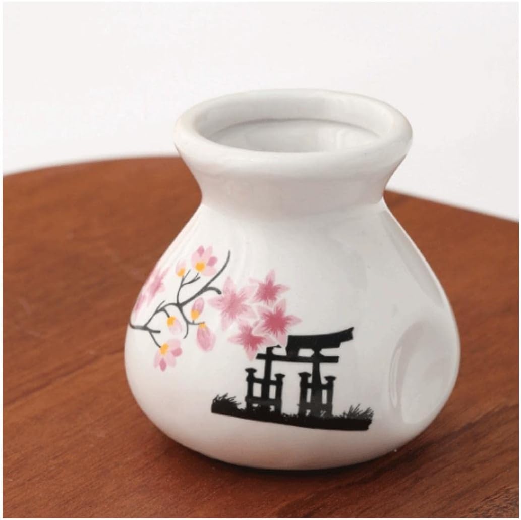 Ceramic Toothpicks Container ，Plastic Toothpick Case，Fashion Ceramic Toothpick Holder Portable Toothpick Holders Container White Toothpicks Case Simple Toothpick Dispenser Vintage Chic(Style 5)