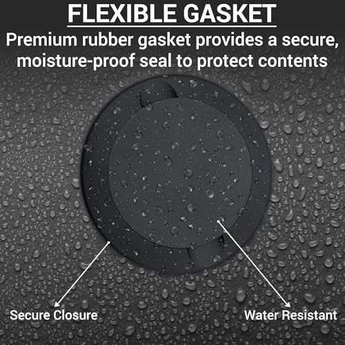 Matte Black Metal Zyn Pouch Container – Dual Compartment Storage Tin with Secure Lid2