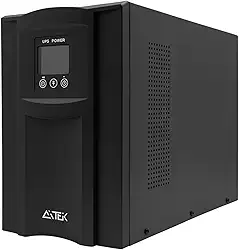 No-Break Senoidal Puro 3000VA 6 Tomadas Proteção Contra Quedas Sobrecargas de Energia para Servidores DataCenters Escritório Alta Capacidade de Armazenamento (Saída 110V)