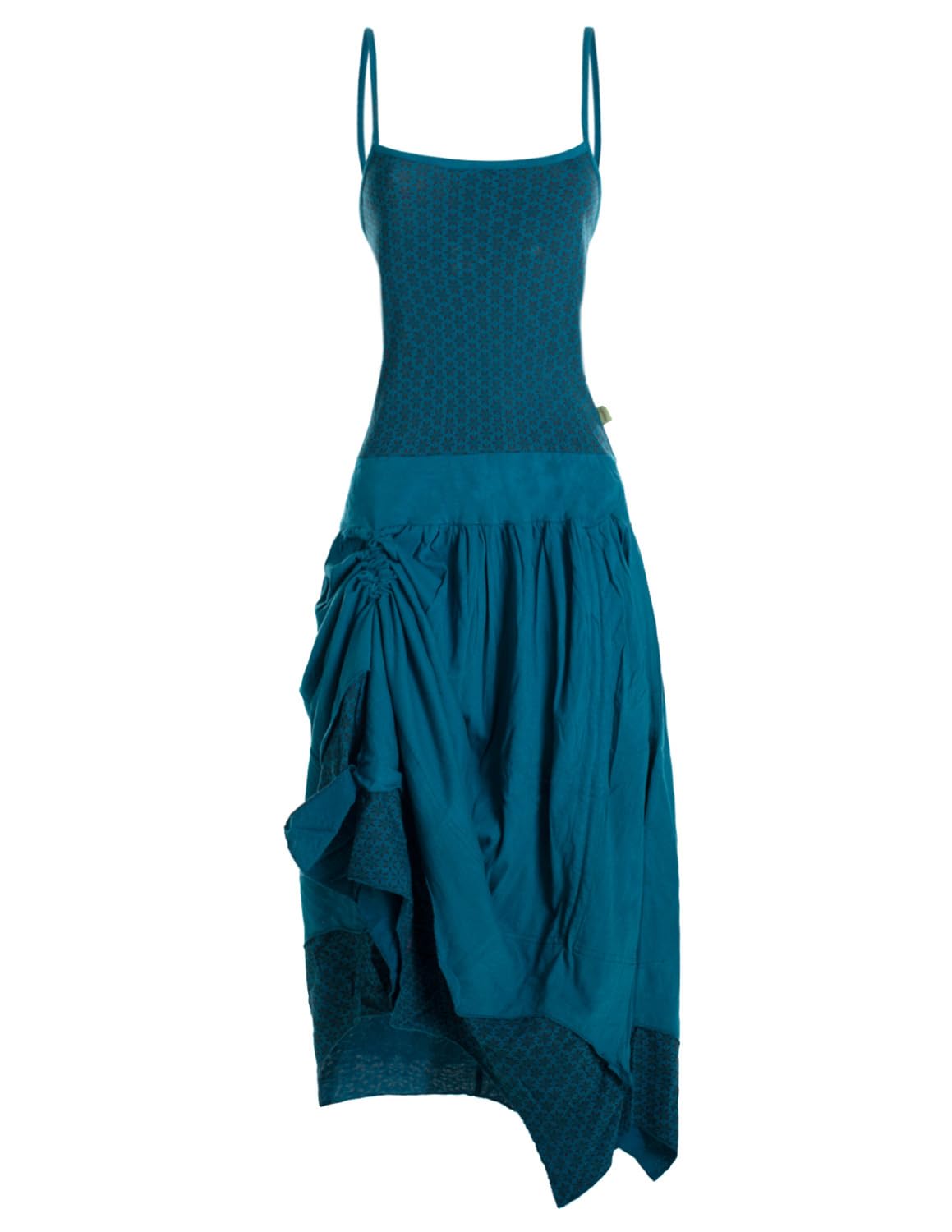 Vishes - Alternative Bekleidung - verstellbares Langes kurzes Sommerkleid Damen Kleider Sommer lang