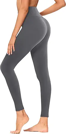 GAYHAY High Waisted Leggings for Women - Soft Opaque Slim Tummy Control Printed Pants for Running Cycling Yoga