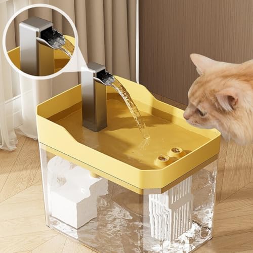 Fuente de agua para gatos automática en tamaño compacto ideal para el salón o la cocina 3