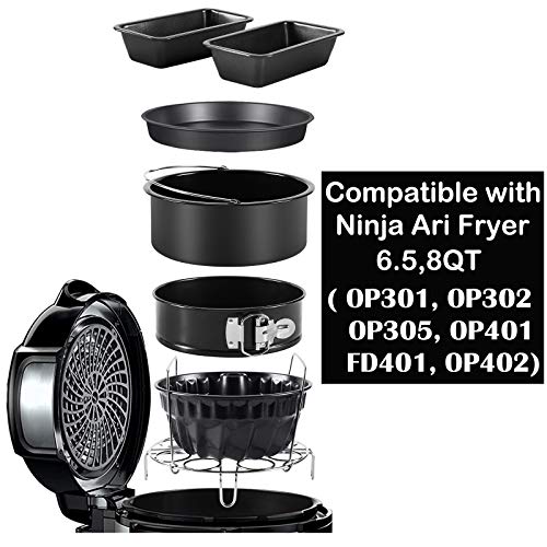 Esjay Cake Baking Pan Set for Ninja Foodi 6.5, 8Qt, Instant Pot 6, 8Qt, Air Fryer Accessories - Thumbnail 3