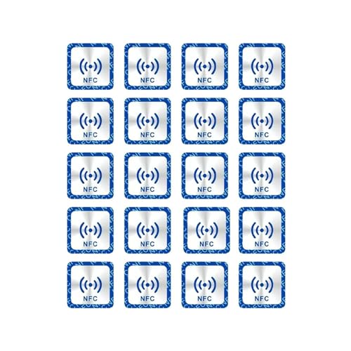 Étiquettes NFC NTAG213 YANZEO anti-métal haute directivité lot de 20