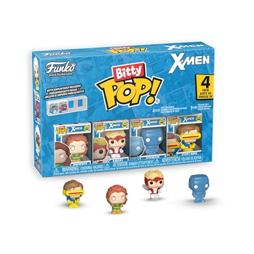 Funko Bitty Pack: X-Men - Jean Grey - Probabilità di 1/6 per la Variante ChaseE una Mini Figura Misteriosa a Sorpresa - 0.9 Inch (2.2 Cm) da Collezione - Ripiano Espositivo Impilabile Incluso