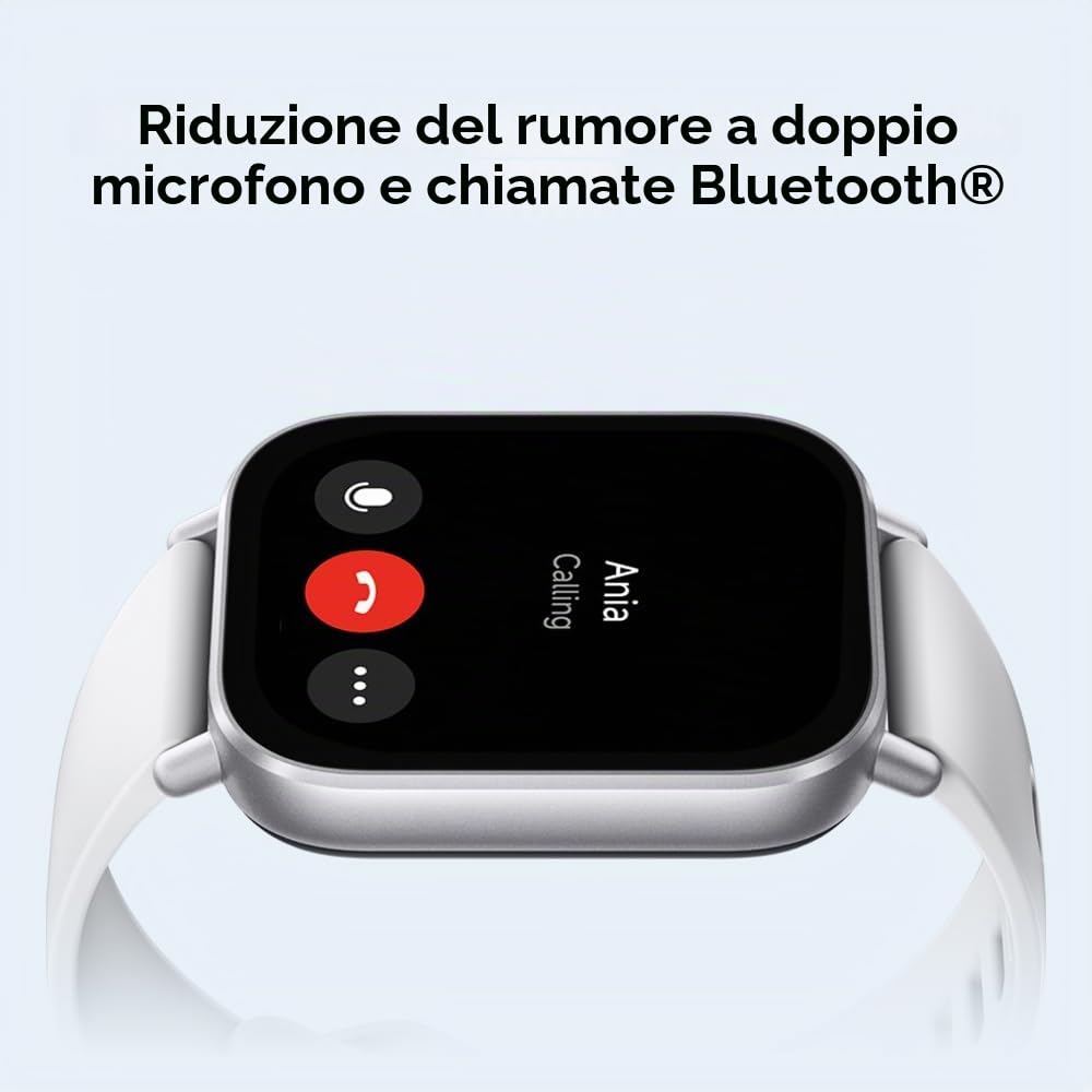 Xiaomi Redmi Watch 5 Active Midnight Black|Smartwatch| Display LCD da 2 pollici, lunga durata della batteria, chiamate Bluetooth, riduzione del rumore, monitoraggio della salute, impermeabile 5 ATM,