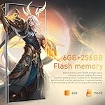 I24 Ultra 5G Unlocked Phones, Built in Pen, Smartphone Battery 6800mAh 6.8" HD Screen Unlocked Cell Phone, 6+256GB Android13 with 128G Memory Card, Face ID/Fingerprint Lock/GPS (Green) - Image 4