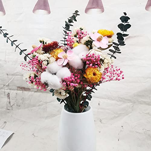 Buquês de flores secas, plantas naturais, decoração de casa, presentes de celebração de casamento, a