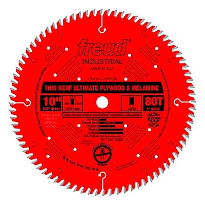 Freud 10" x 80T Thin Kerf Ultimate Plywood & Melamine Blade (LU79R010)