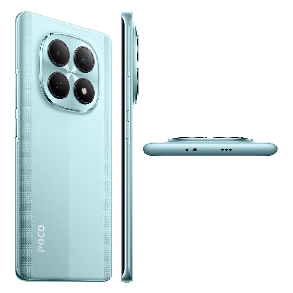 XIAOMI POCO M8 5G 8GB+512GB Smartphone - Snapdragon 6 Gen 3, Schermo 6.77" Flow AMOLED 120Hz, 5520mAh + Ricarica 45W, Fotocamere 50MP+20MP, Verde（con Caricatore Incluso）
